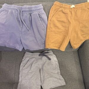 3 Boys Casual Shorts - Blue, Tan, and Gray size 5